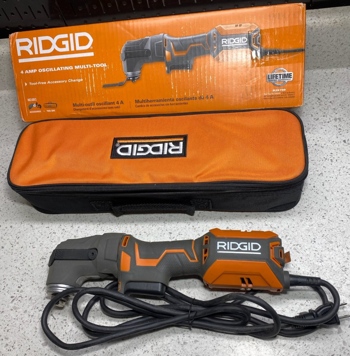 (( PARTS ONLY )) RIDGID R28700 4amp Oscillating Multi-tool (Corded) Parts V47