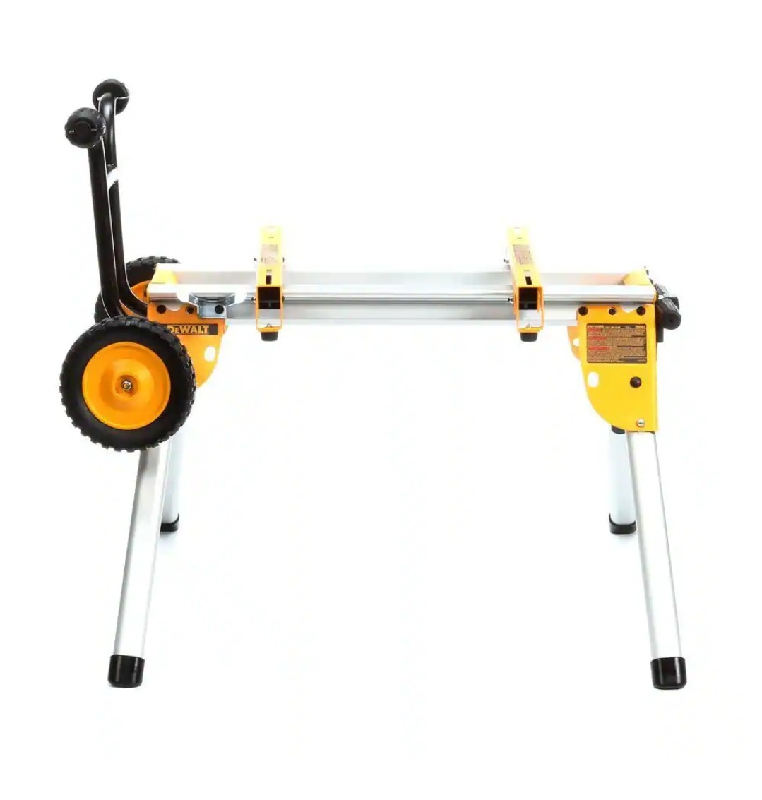 33 Lbs. Heavy Duty Rolling Table Saw Stand with Quick-Connect Stand Brackets