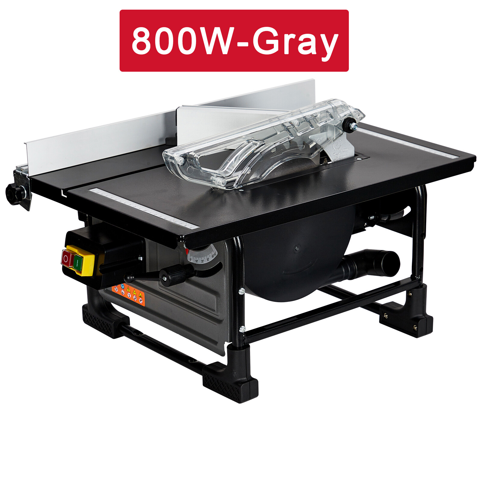 Table Saw 8in w/6.7A Copper Motor & Sliding Miter Gauge Speed up to 3576RPM