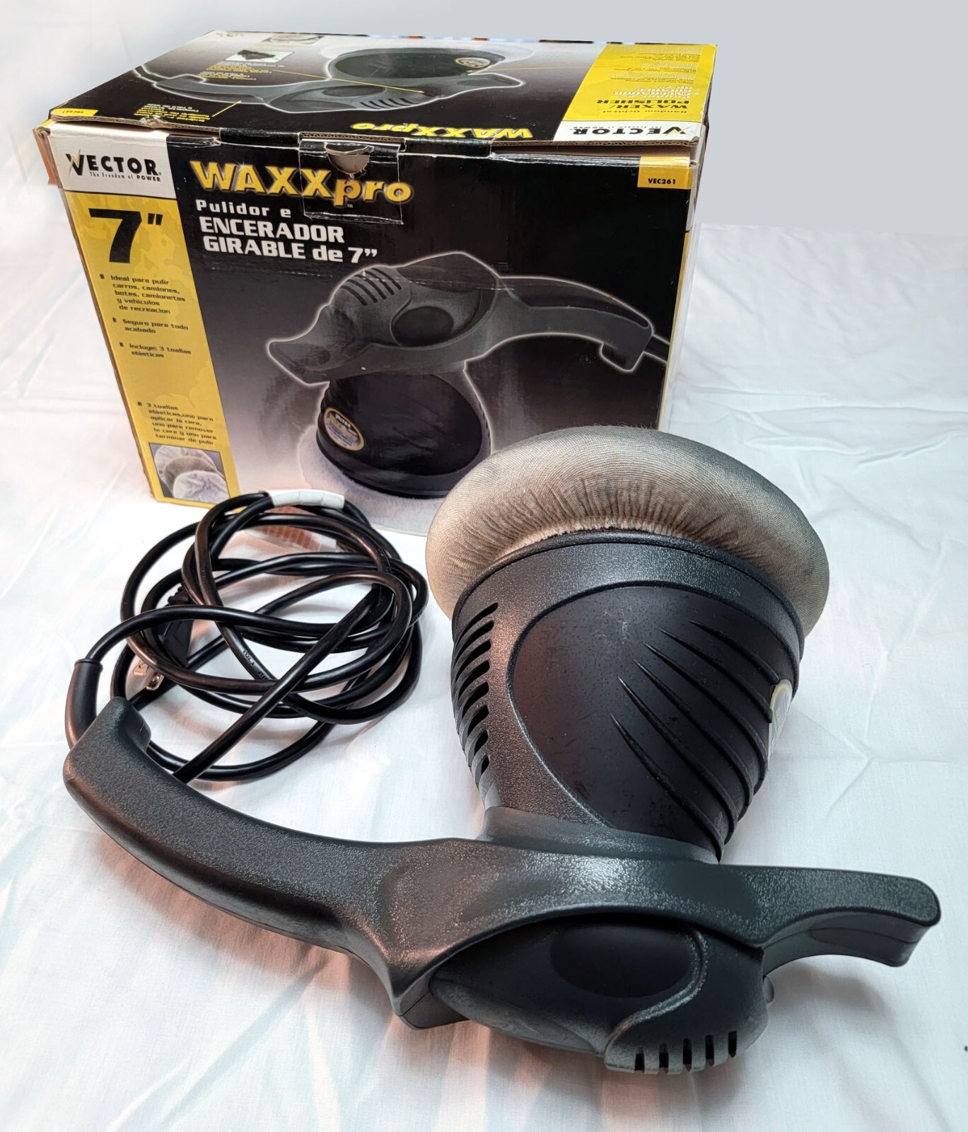 Vector 7” WAXXpro Random Orbital Waxer/Polisher