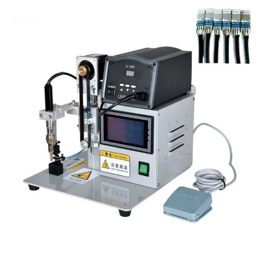 Semi-automatic Soldering Machine with Foot Pedal Type Tin Discharge and Feeder