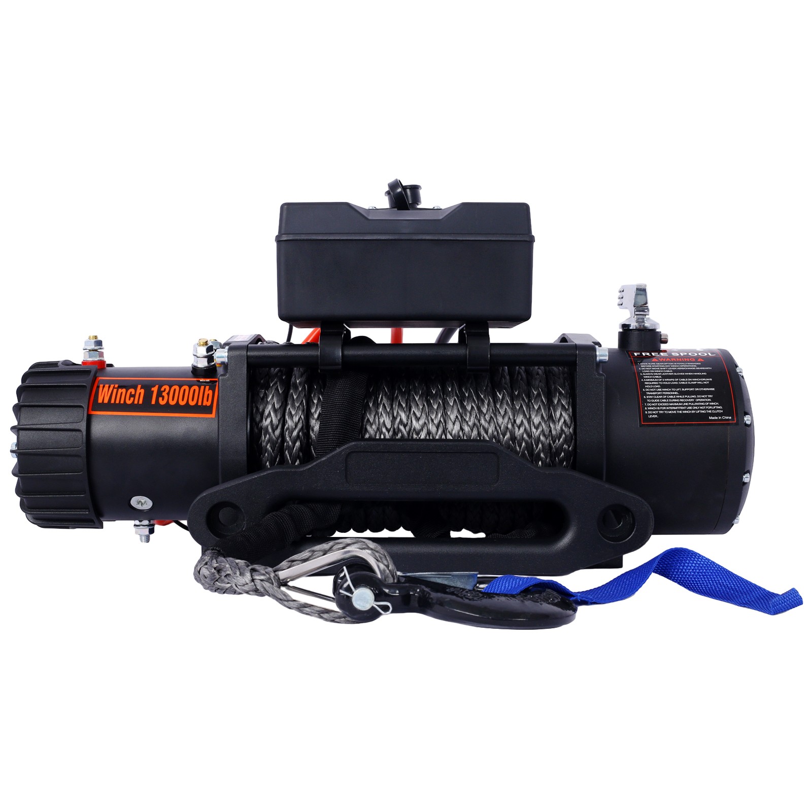13000 lb 12V Electric Winch with Wireless Remote for Towing Truck Off Road