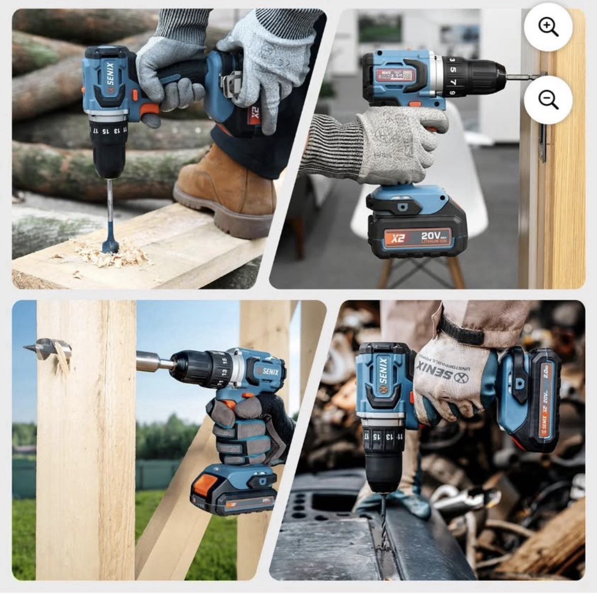 Senix 20V Max Brushless 1/2” Drill Driver, 45 Foot-lbs Of Max Torque 2000 RPM