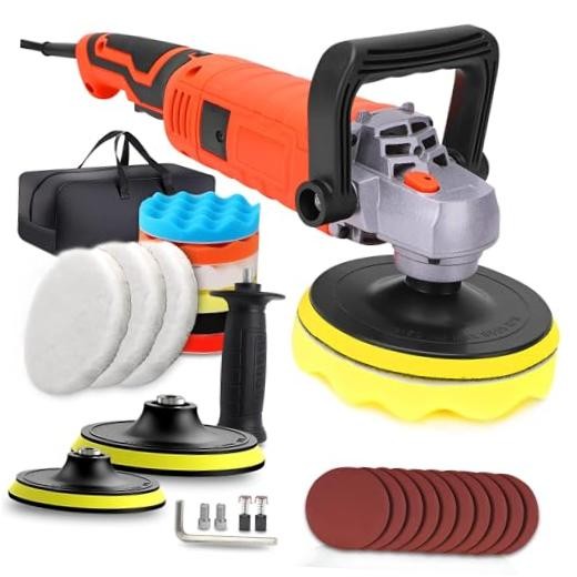 Powerful 7-Variable Speed Buffer Waxer – Rotary – 1000-3500 RPM