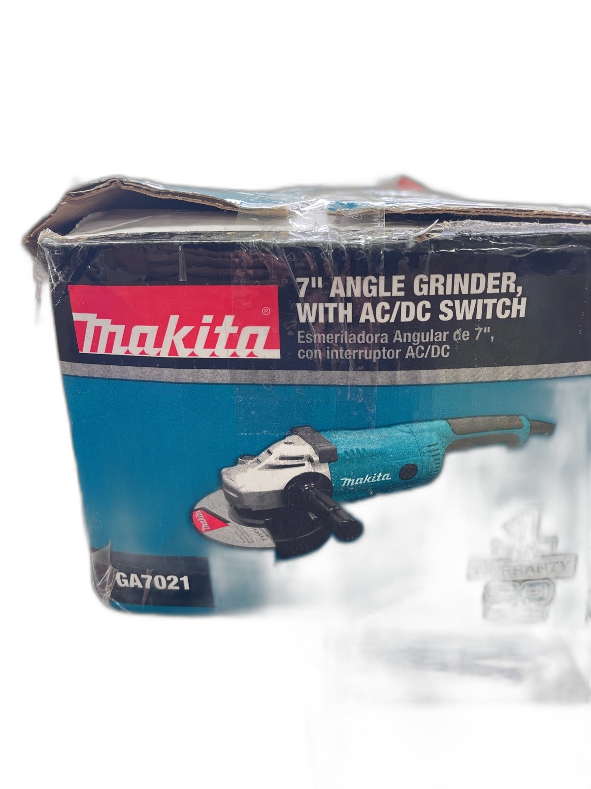 Makita 15 Amp 7 in Corded Angle Grinder with Grinding Wheel, Side Handle, Guard