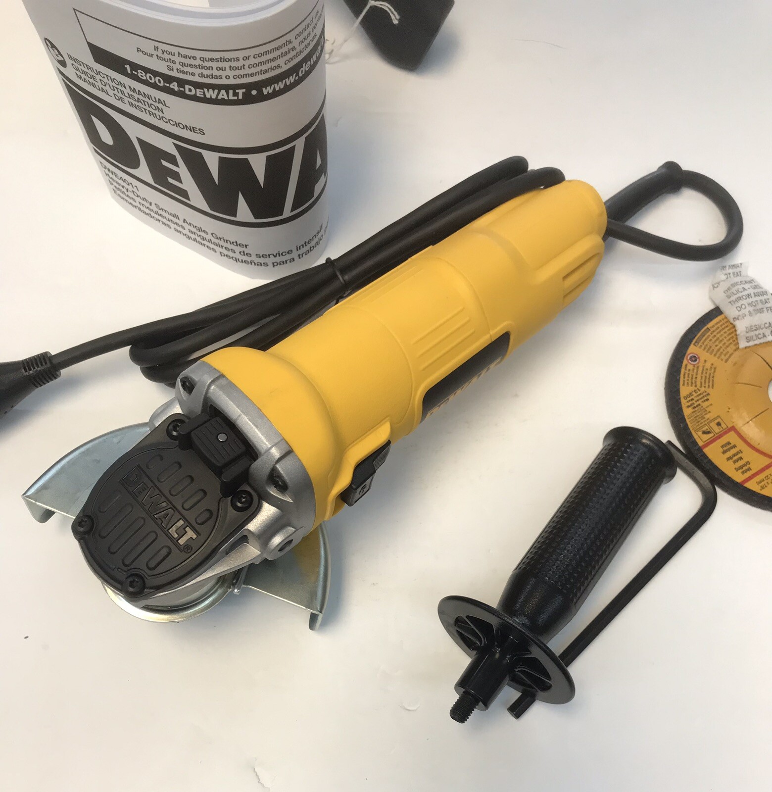 DEWALT Angle Grinder, One-Touch Guard, 4-1/2 -Inch (DWE4011)