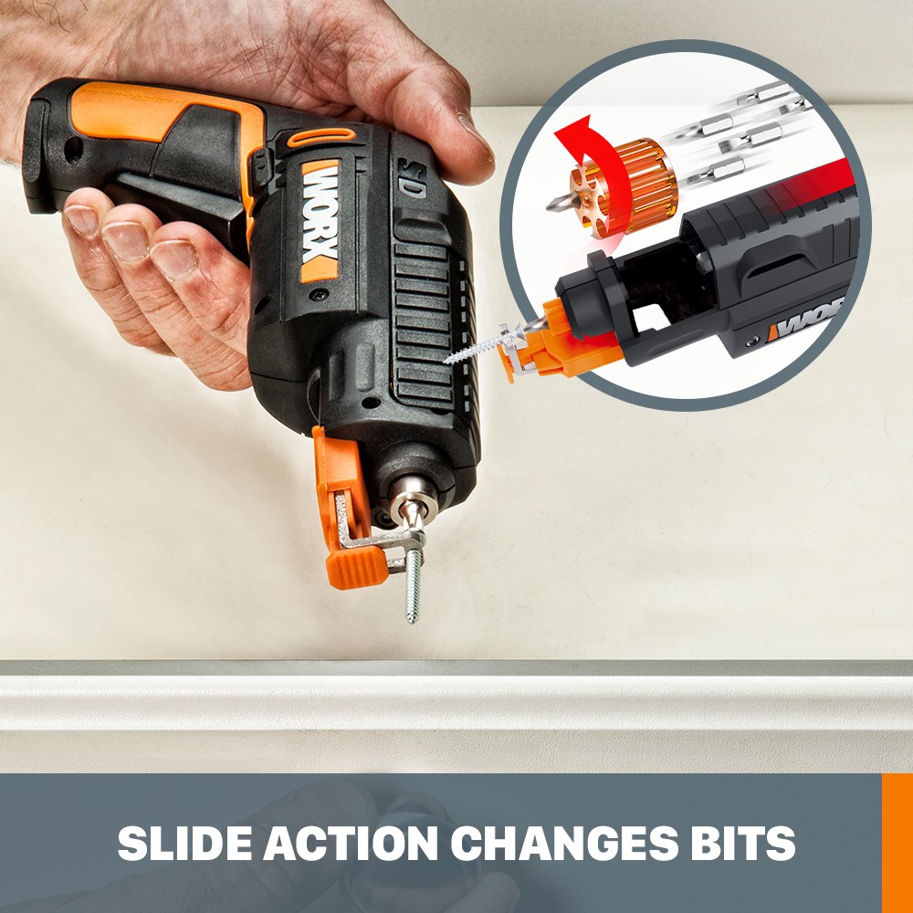 WORX WX255L SD Semi-Automatic Cordless Screw Driver with Screw Holder