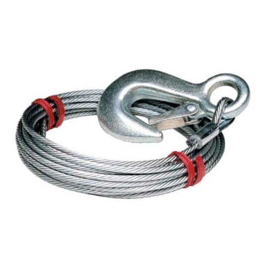 59379 Galvanized Steel Winch Cable – 4,200 lb. Capacity, 3/16 in x 20 ft