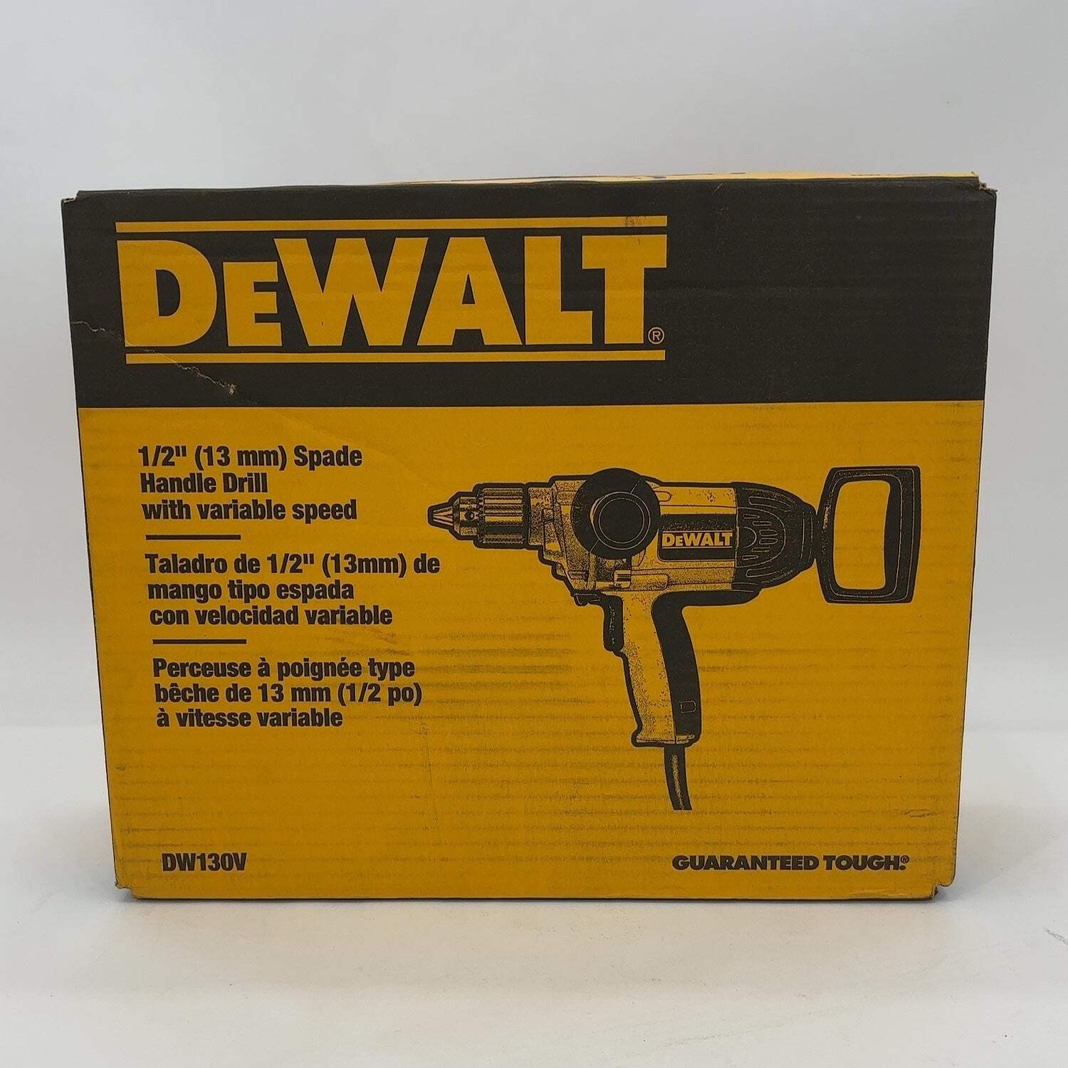 New DeWalt DW130V 120V 1/2&Prime; Spade Handle Drill