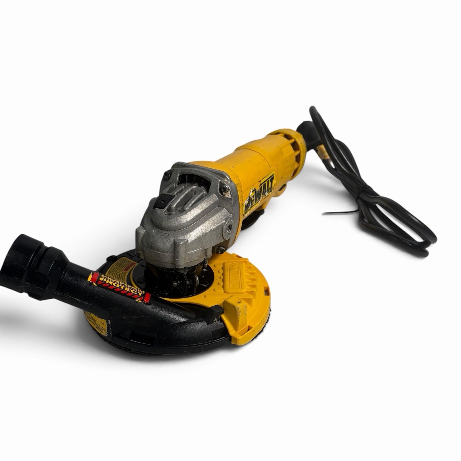 DEWALT DWE402 11 Amp 4-1/2&Prime; Corded Small Angle Grinder w/ Surfacing Shroud