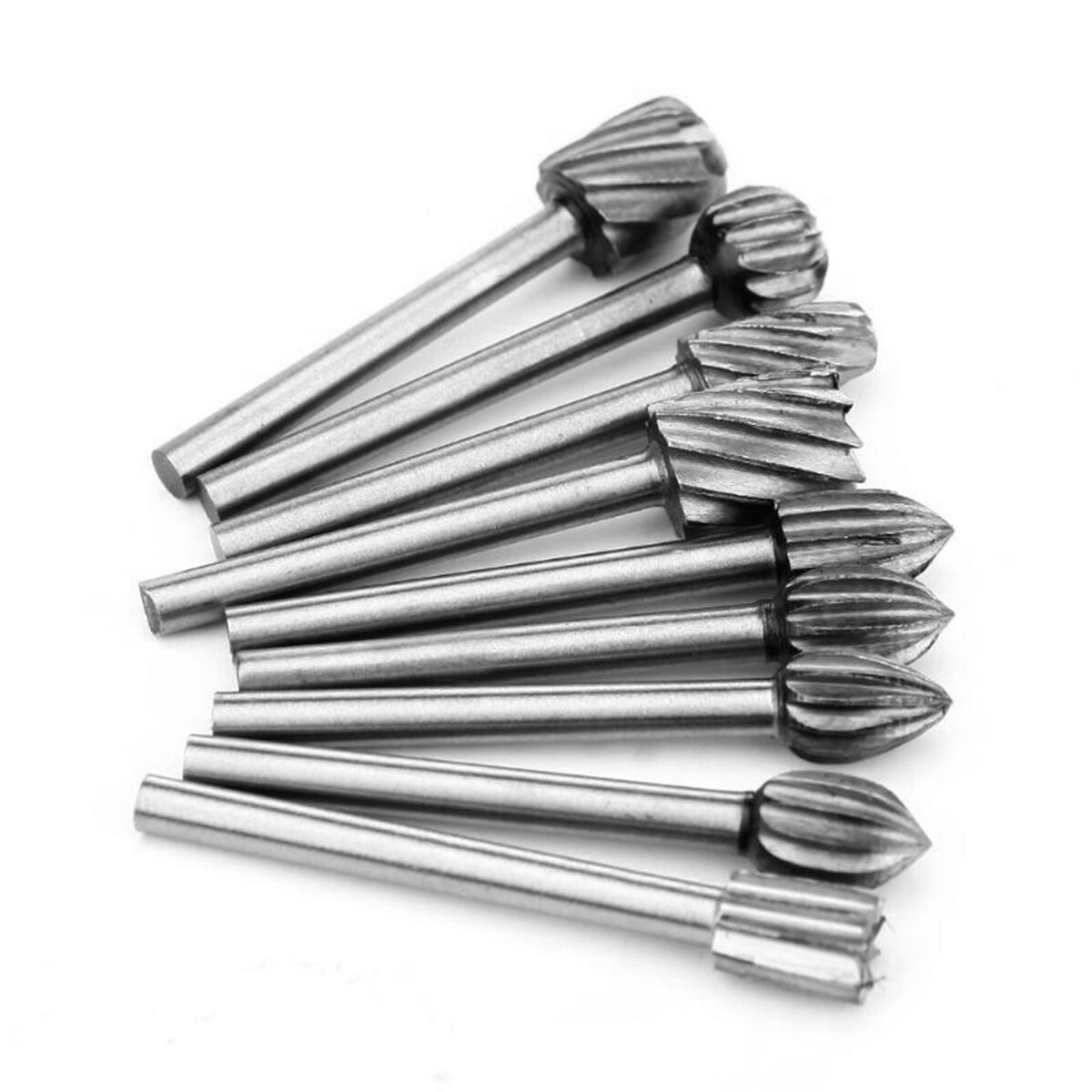 20Pcs For Dremel Diamond Burr Bits Drill Set Rotary Multi Tool Accessories Kit