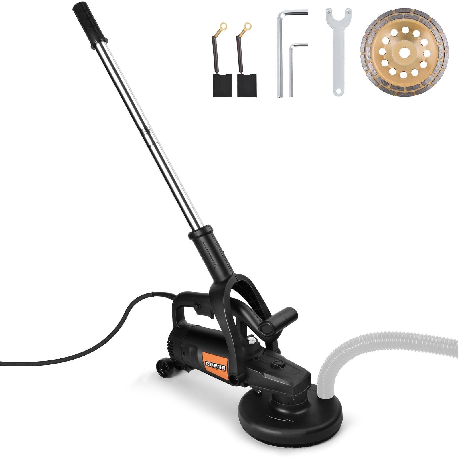 7 Inch 3800W Concrete Grinder Polisher Floor Grinding Machine Heavy Duty