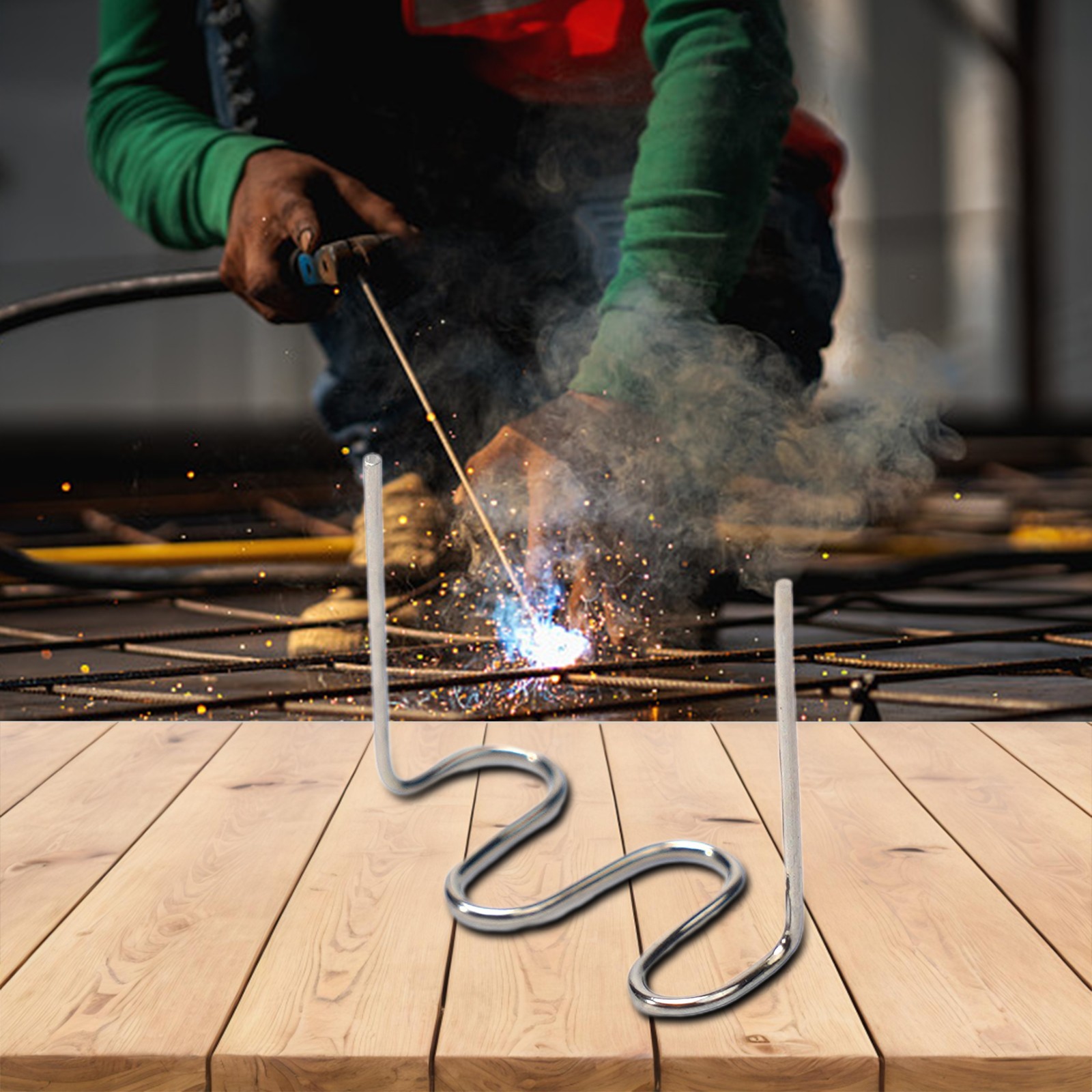 100x Pre Cut Hot Staples For Car Bumper for fender for welder for stapler