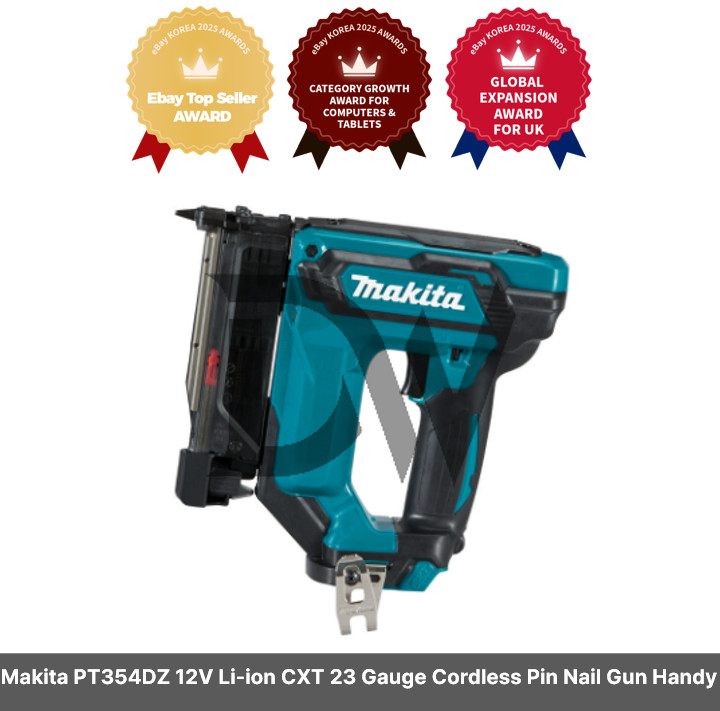 Makita PT354DZ 12V Li-ion CXT 23 Gauge Cordless Pin Nail Gun Handy / Bare Tool