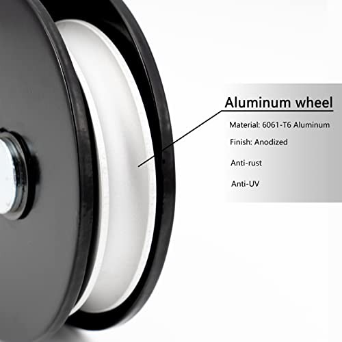 10 Ton Aluminum Wheel Snatch Block Pulley Blocks 22000 LBS Capacity Offroad