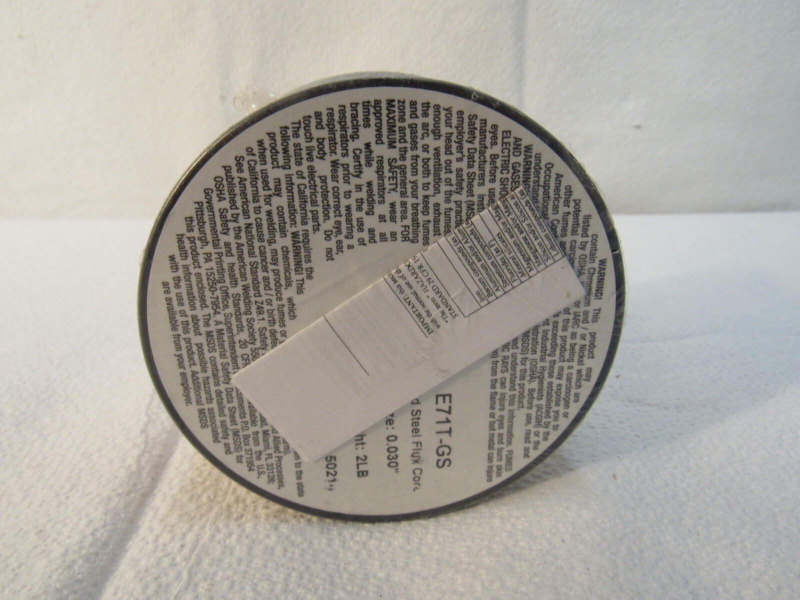 Forney MIG Welding Wire E71T-GS 42302 .035&Prime; .9mm Dia. Mild Steel Flux Core 2lbs