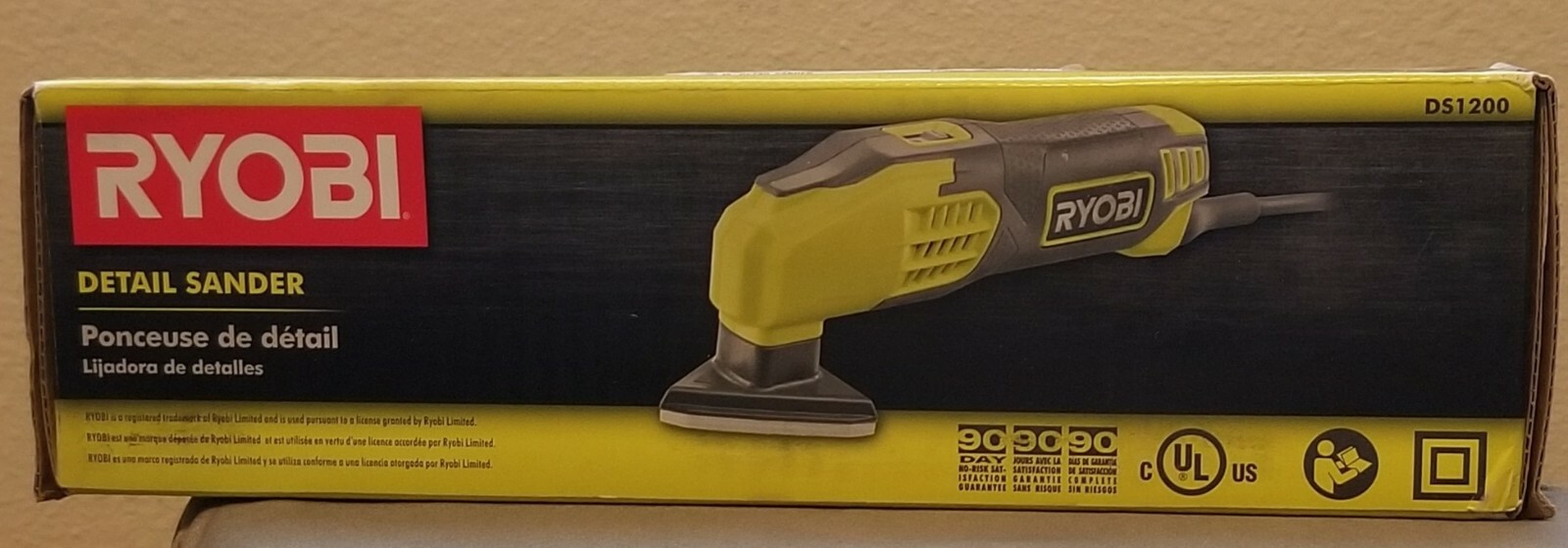 Ryobi DS1200 120V 0.4A 2-7/8&Prime; Detail Sander
