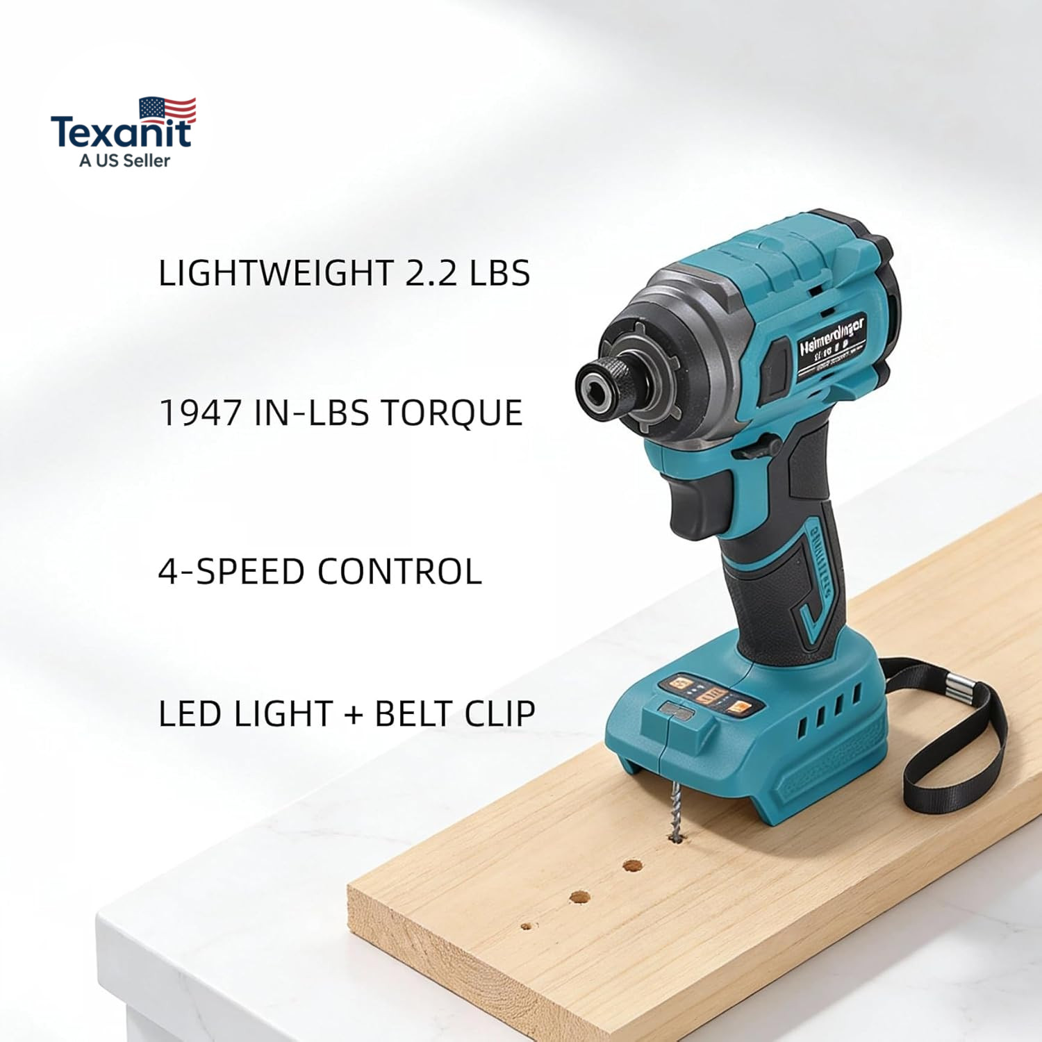 Brushless Impact Driver Compatible with Makita 18V Battery,1947 In-Lbs High Torq