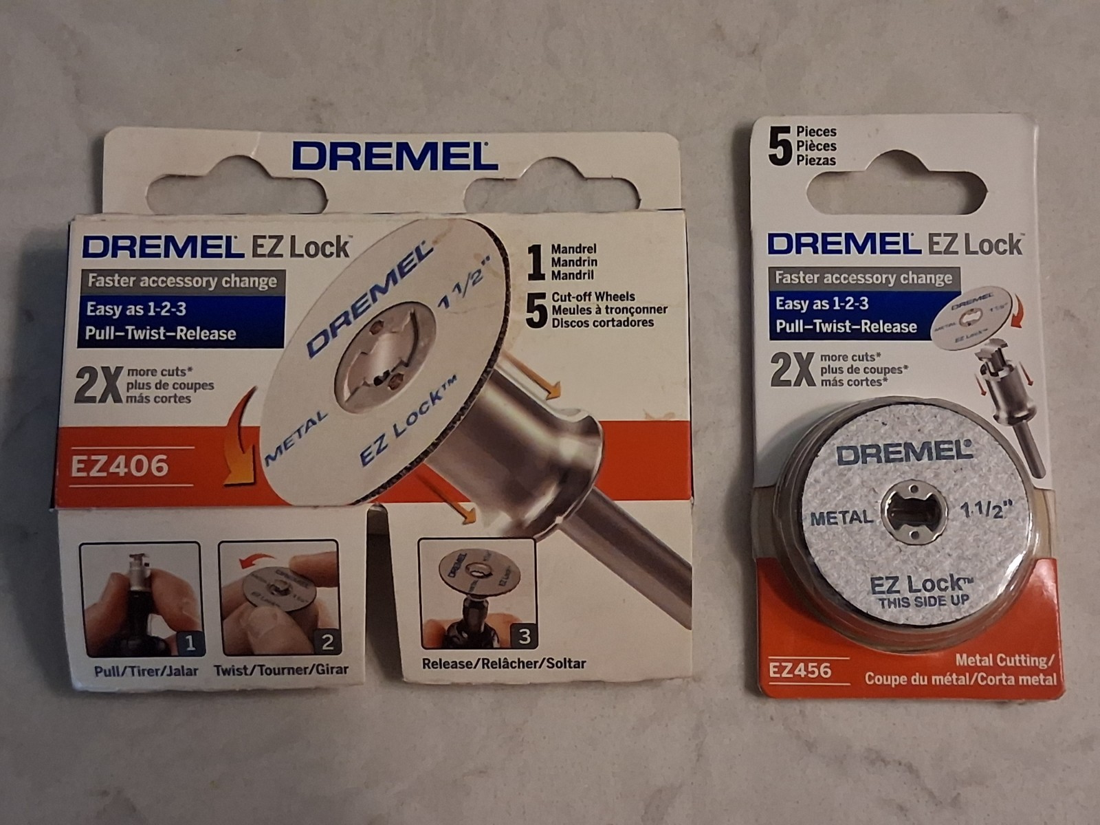 DREMEL EZ Lock EZ406 & EZ456 Blades NEW Sealed