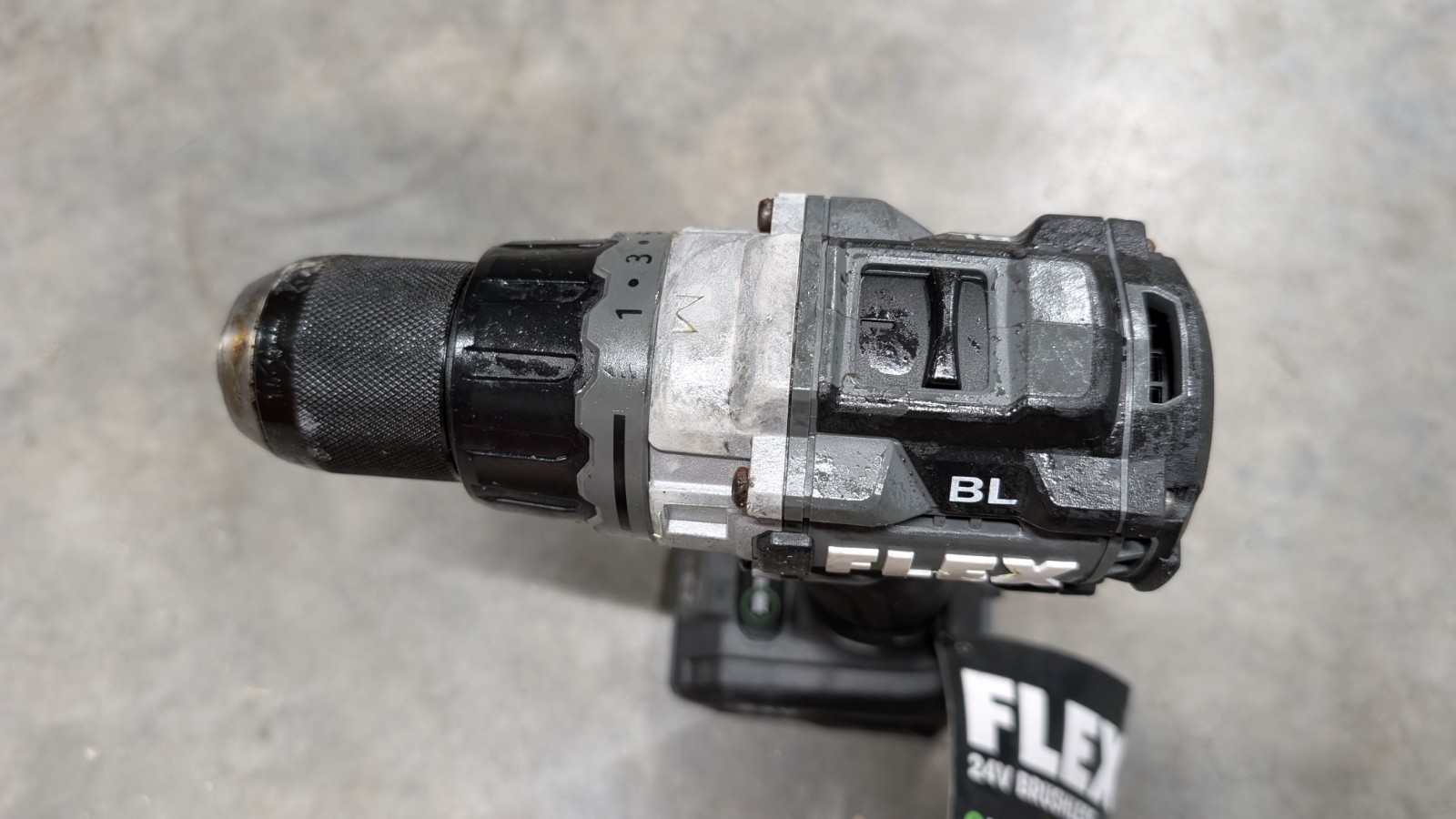 Flex FX1171T 1/2&Prime; Drill Driver 24V TURBO (Tool Only) NEW BUT FILTHY & SCUFFED