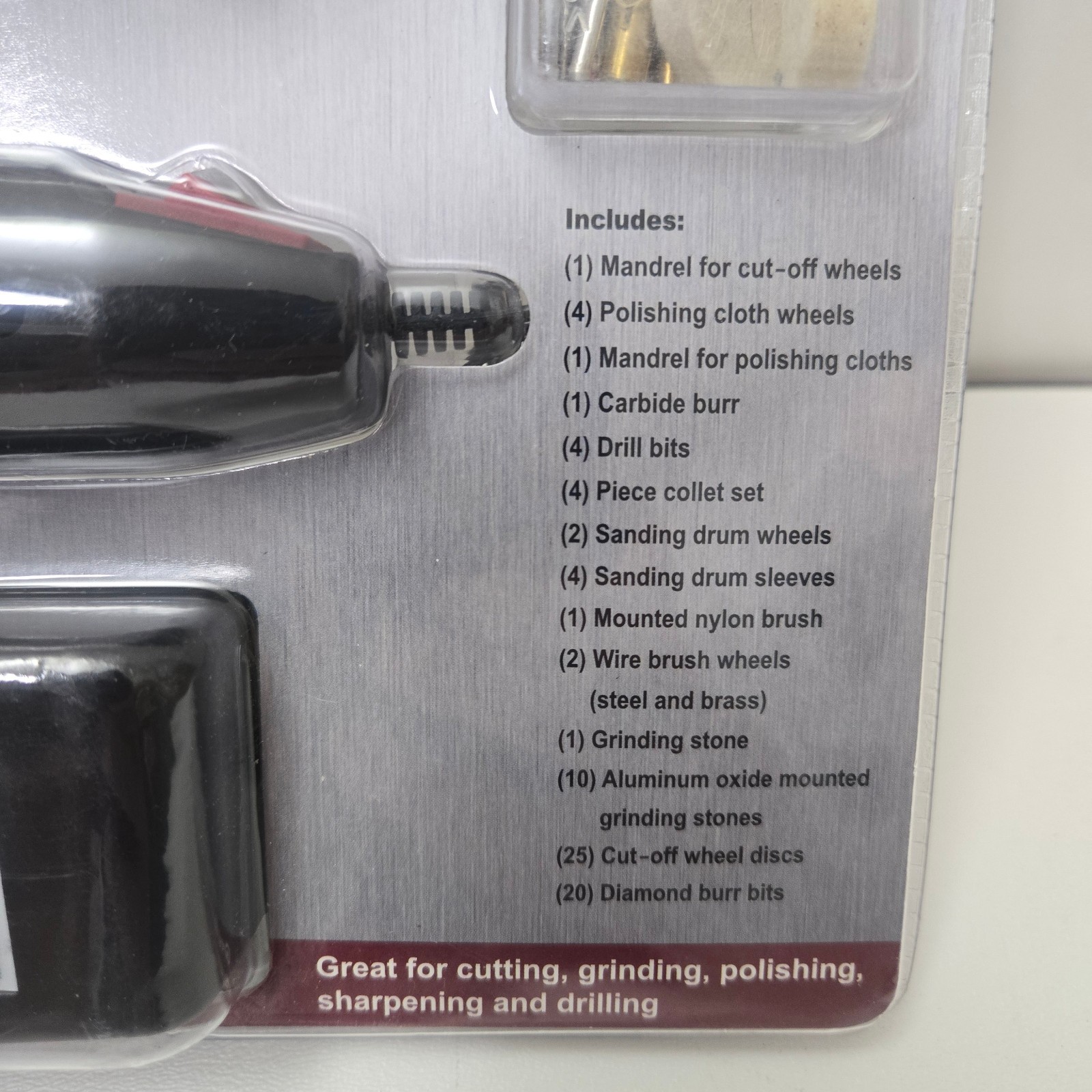 New Chicago Electric Rotary Power Tool Set Kit Black 1/8 Shank 97626