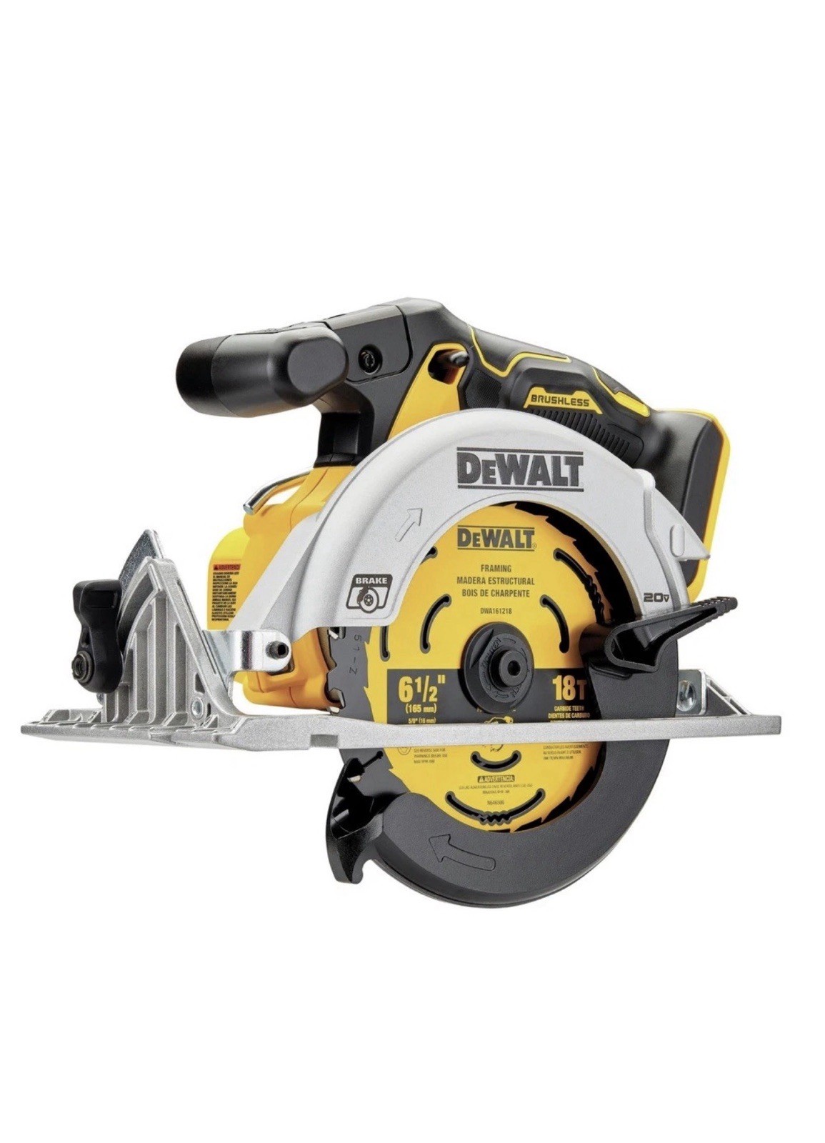 Dewalt DCS565B 20 Volt MAX 6-1/2&Prime; Brushless Cordless Circular Saw 20V