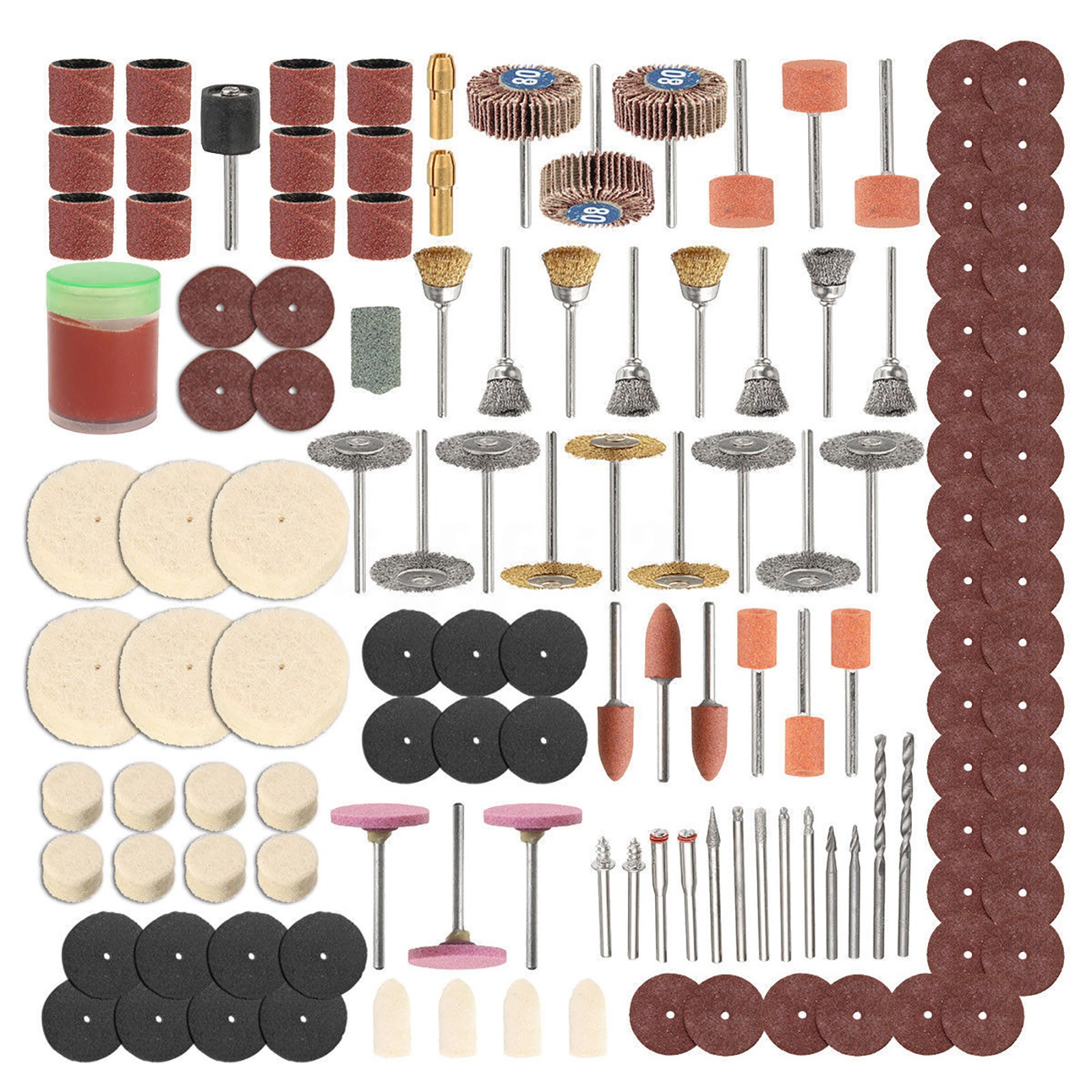 350pcs Rotary Tools Accessories Sanding Polishing Tool Grinding Kit For Dremel