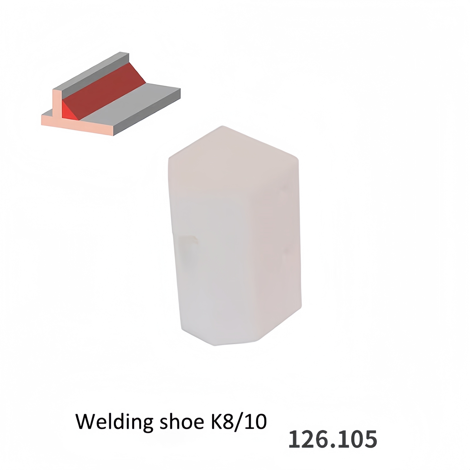 WELDY Welding Shoe for Booster EX2 / EX3 Extrusion Welding Machine Welder