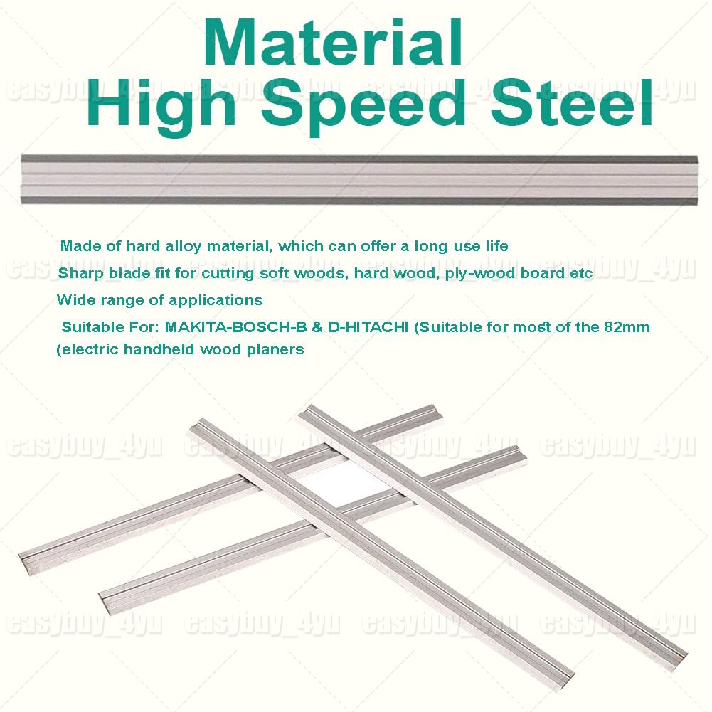 3-1/4&Prime; 82mm HSS planer blade For MAKITA DeWalt BOSCH Skil BLACK&DECKER – 10 Pack