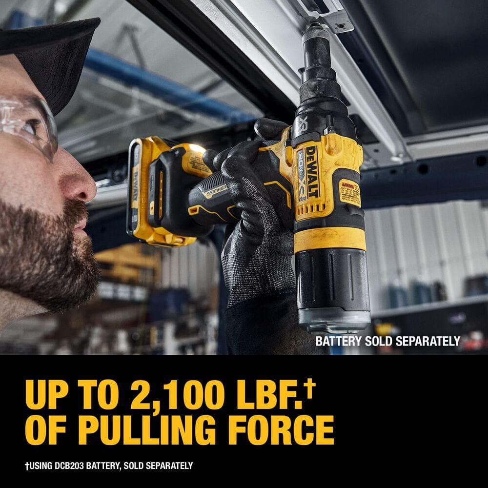 DEWALT 20-Volt MAX Cordless 3/16 in. Rivet Tool (Tool-Only)
