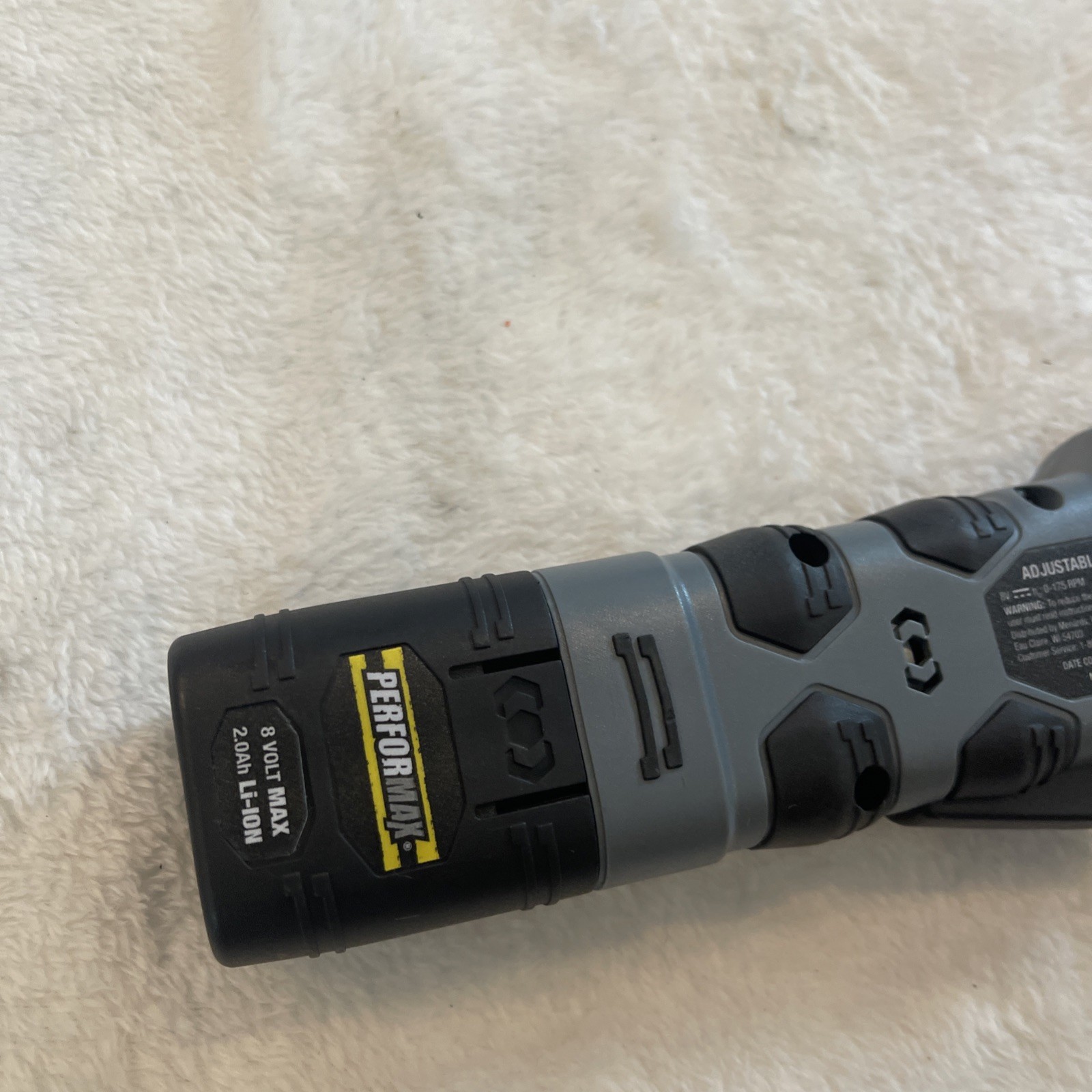 Performax 8V Cordless 1/4&Prime; Multi Pivot Screw Driver TOOL ONLY And Battery