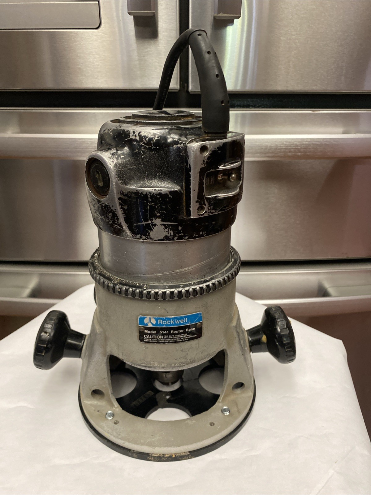 Rockwell Router 5142 w/5141 Base 3.25 Horse Power Extra Heavy Duty