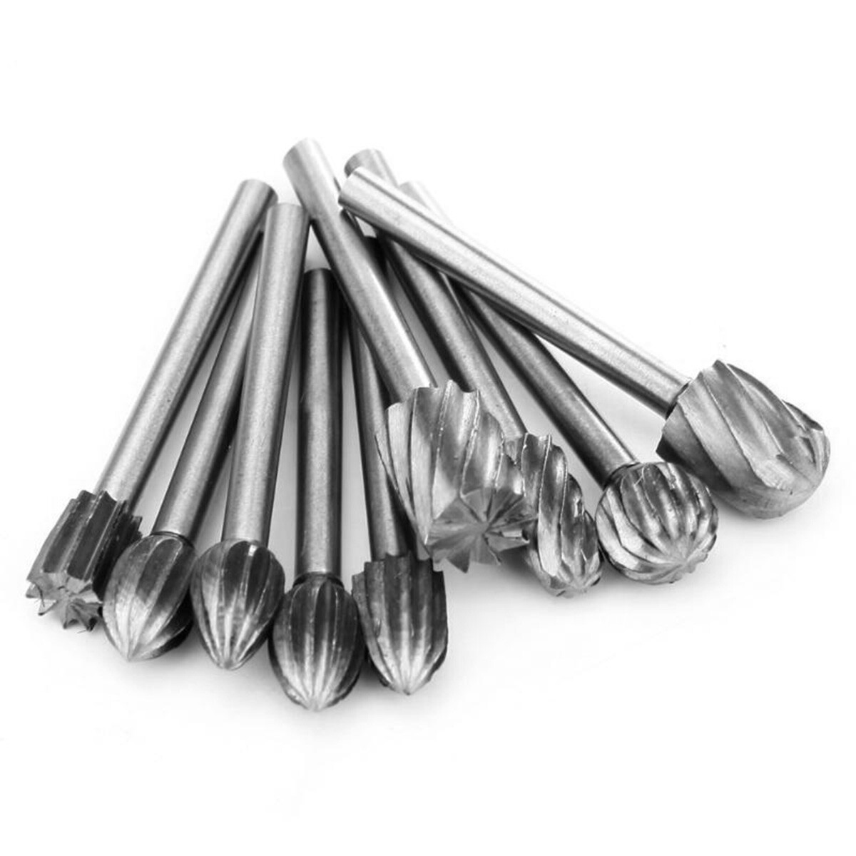 Rotary Burrs Drill Bits For Dremel Set 20 pcs Steel High Speed Wood Carving Tool