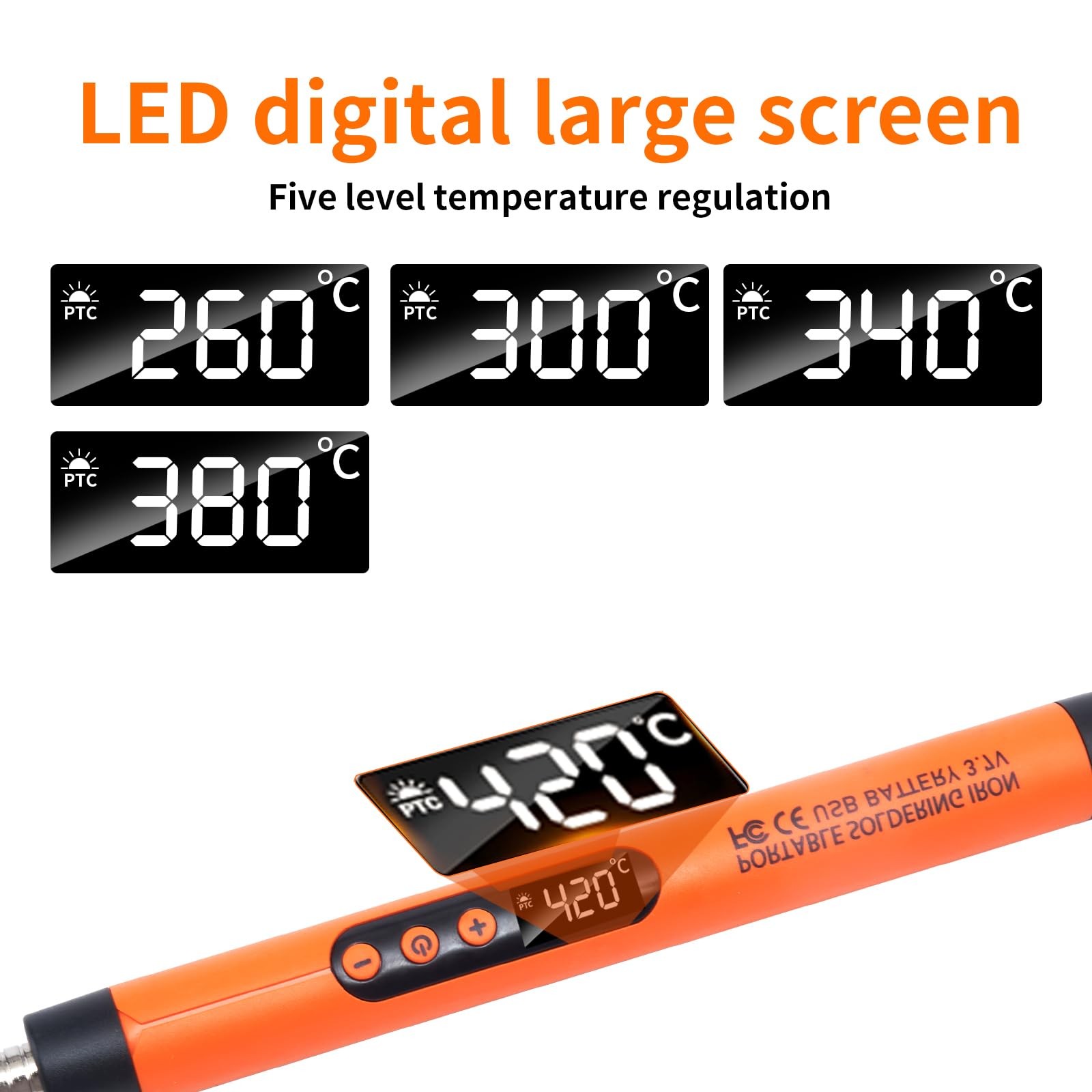 Rechargeable Soldering iron Kit,1000mah USB Wireless Electric Soldering,Cordl…