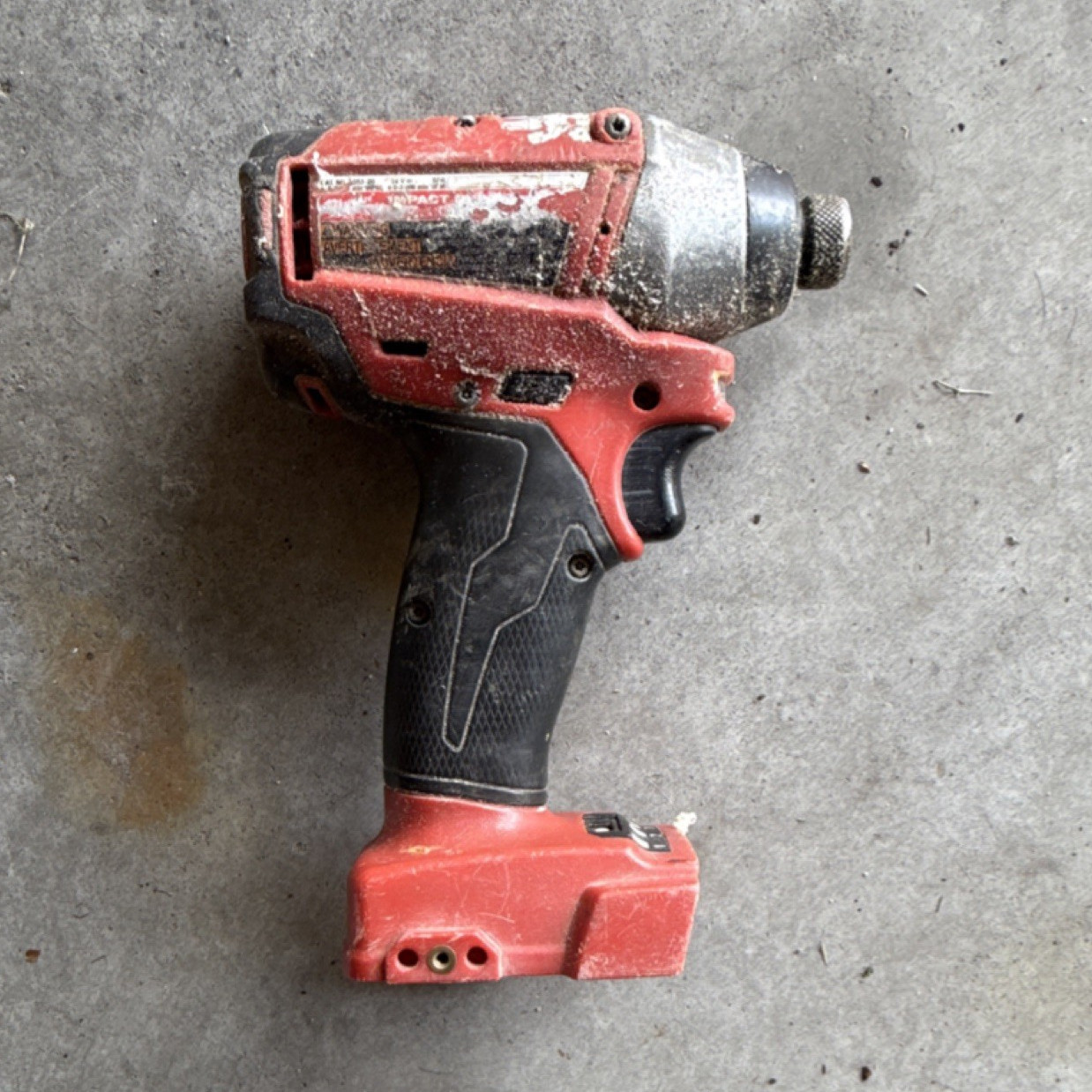 Milwaukee 2853-20 M18 18V Brushless Impact Driver Red Black Li-Ion 1/4&Prime; Hex
