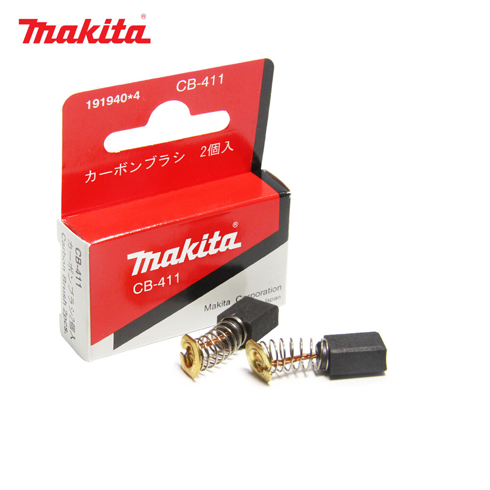 Makita CB411 Carbon Brush 6x9X13.5mm for Electric Motors TW0200, TW0250, TW0350