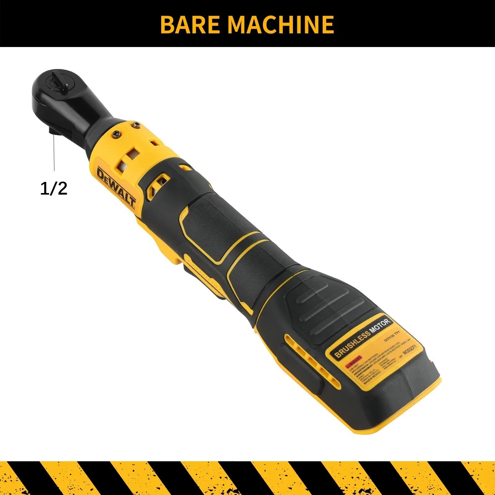 DEWALT DCF513 1/2 20V Brushless Cordless Ratchet Wrench LED Tool