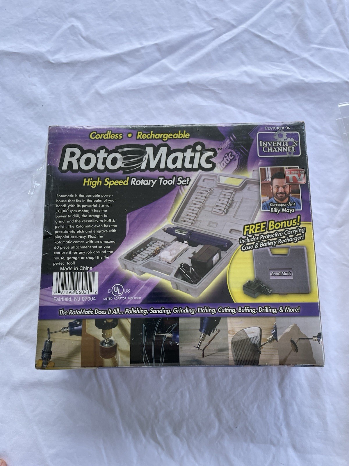 Roto Matic High Speed 60 Piece Rotary Tool Set As Seen on TV-sealed
