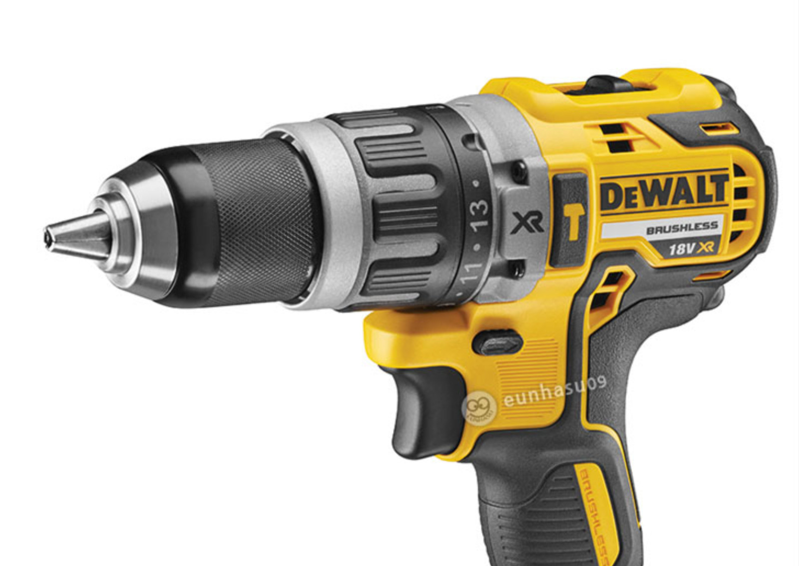 DeWalt DCD796 Drill BL 18V Max Keyless 13mm 2000Rpm 70Nm LED 2.42Lb Bare Tool