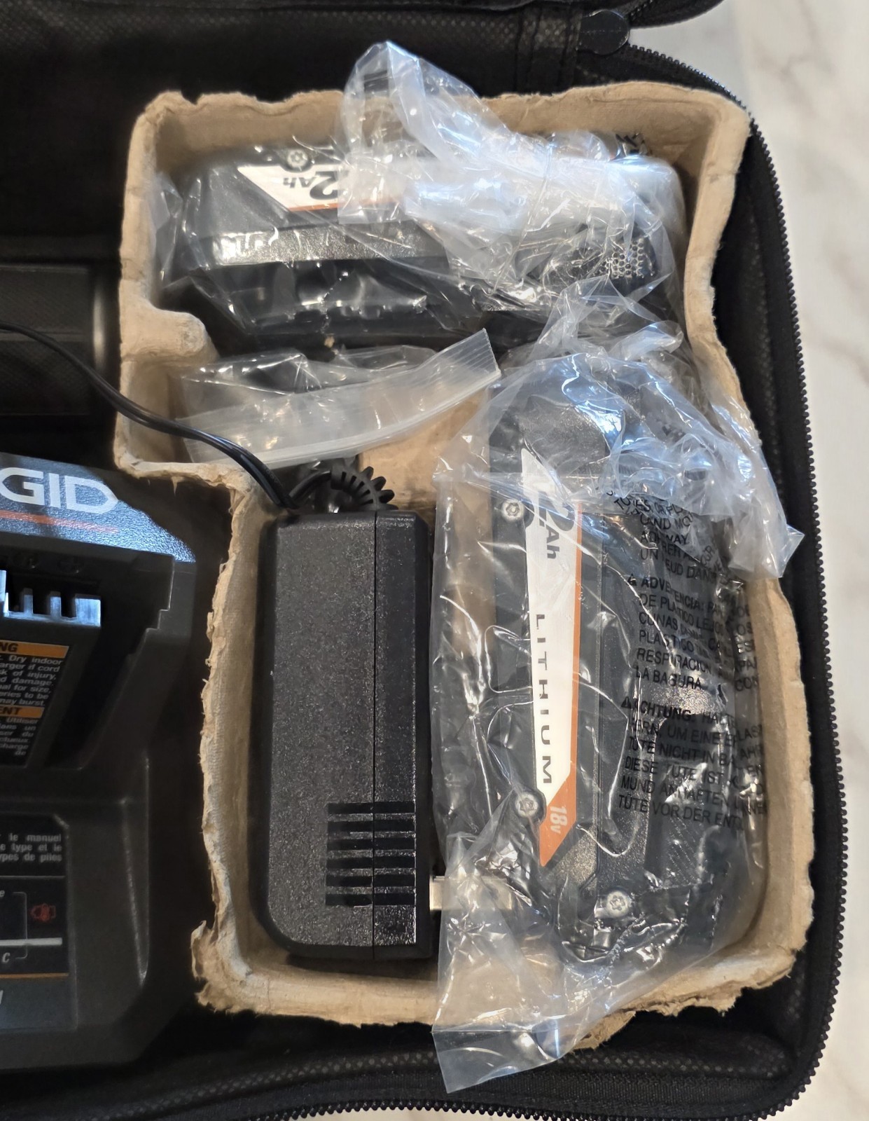 Ridgid 18V 1/2 in Subcompact Drill Driver Brushless W/ 2 Ah Battery R87012K1