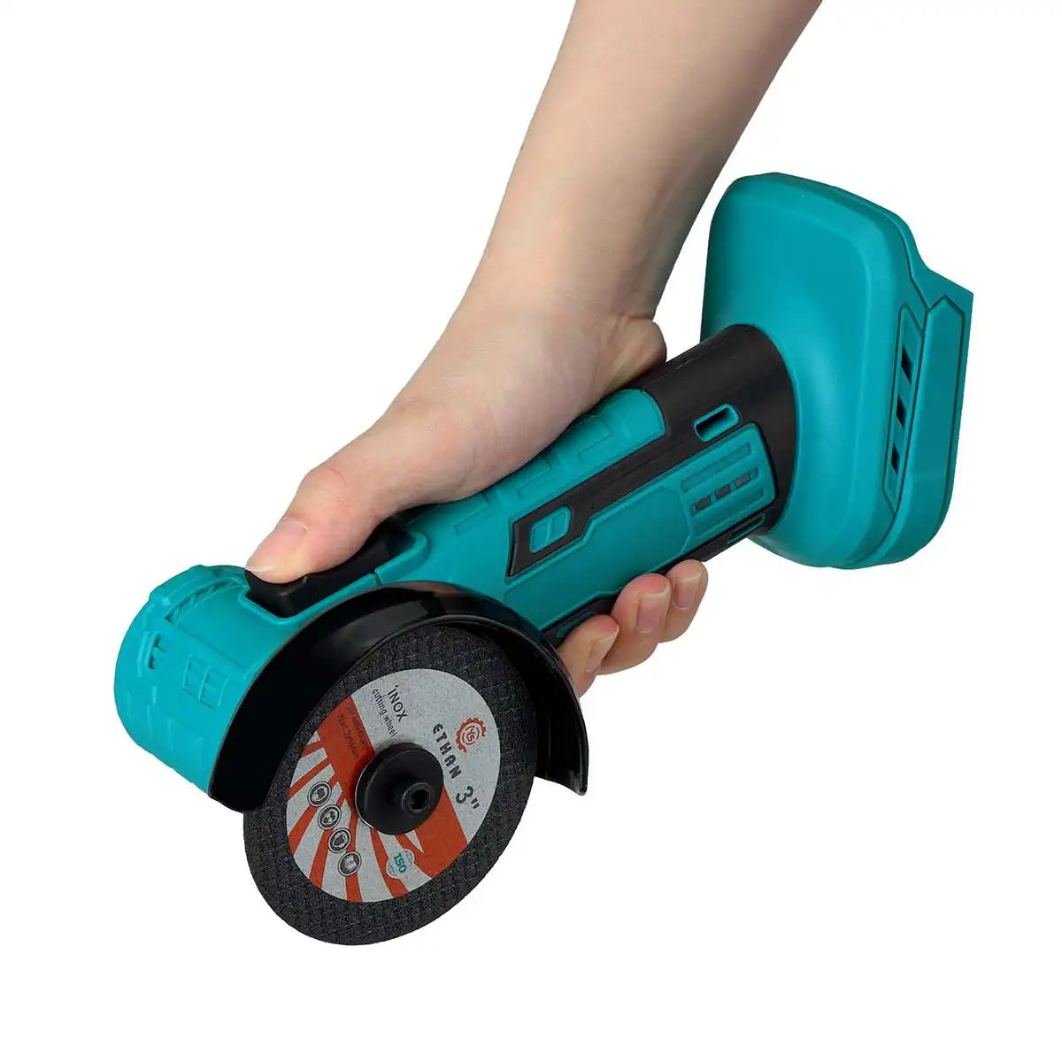 3 Inch Brushless Mini Angle Grinder 16800RPM Cordless Cutting Tool 18V Battery