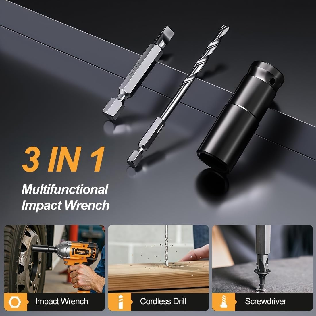 Versatile Electric Impact Driver 500N.m: Essential Tool for Home & Auto