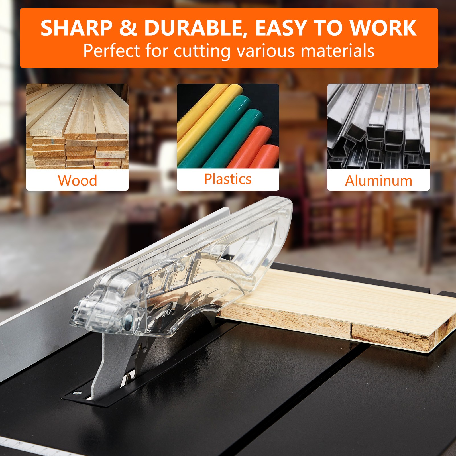 Portable Compact Heavy Duty Table Saw 6.7Amp 8-1/2 in DIY Projects Work Shop