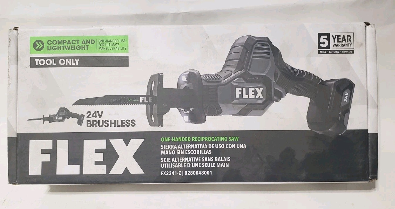 Flex FX2241-Z One-hand Reciprocating Saw Brushless – Bare Tool