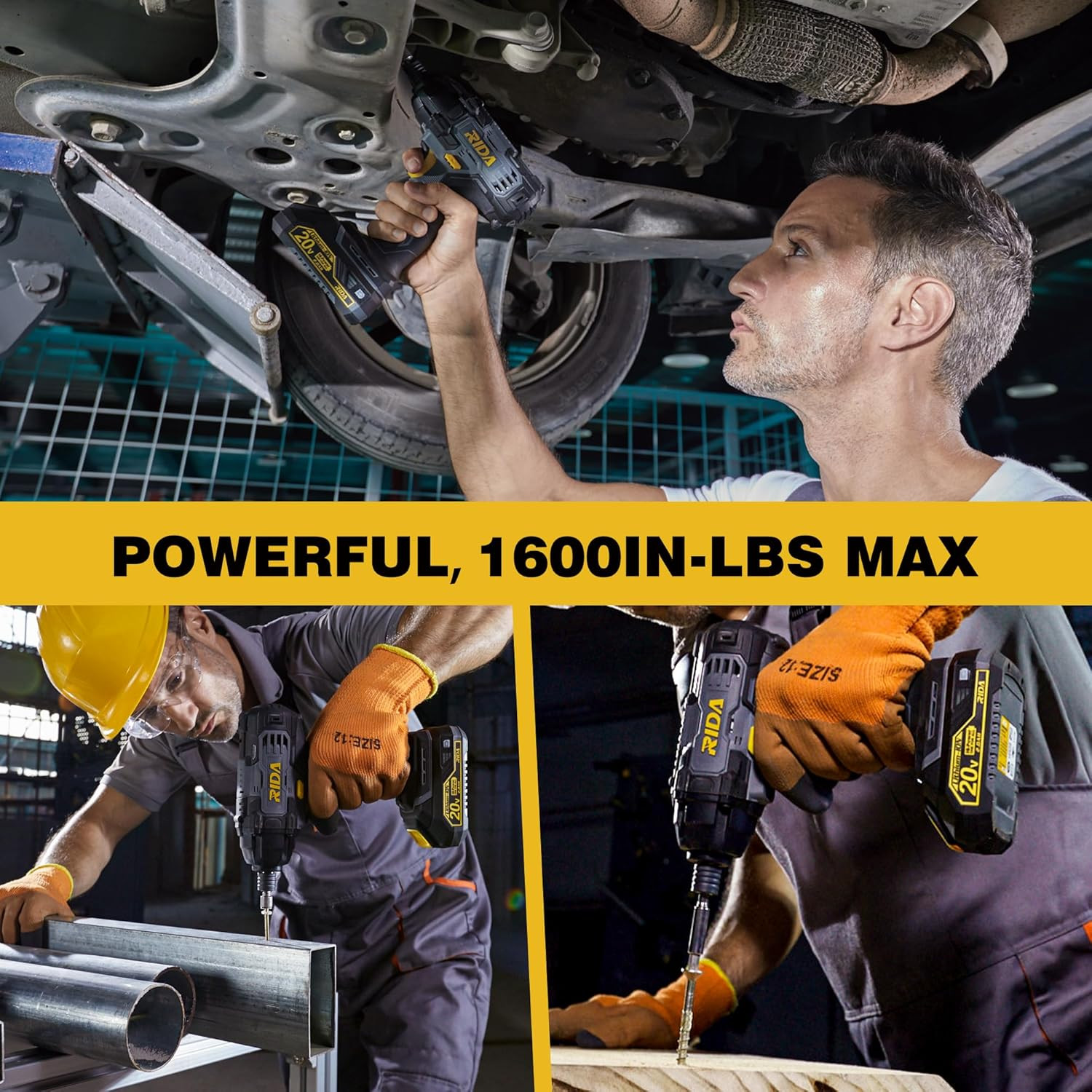 20V Cordless Impact Driver Kit 180Nm, 25 Bits, Fast Charger & Tool Bag