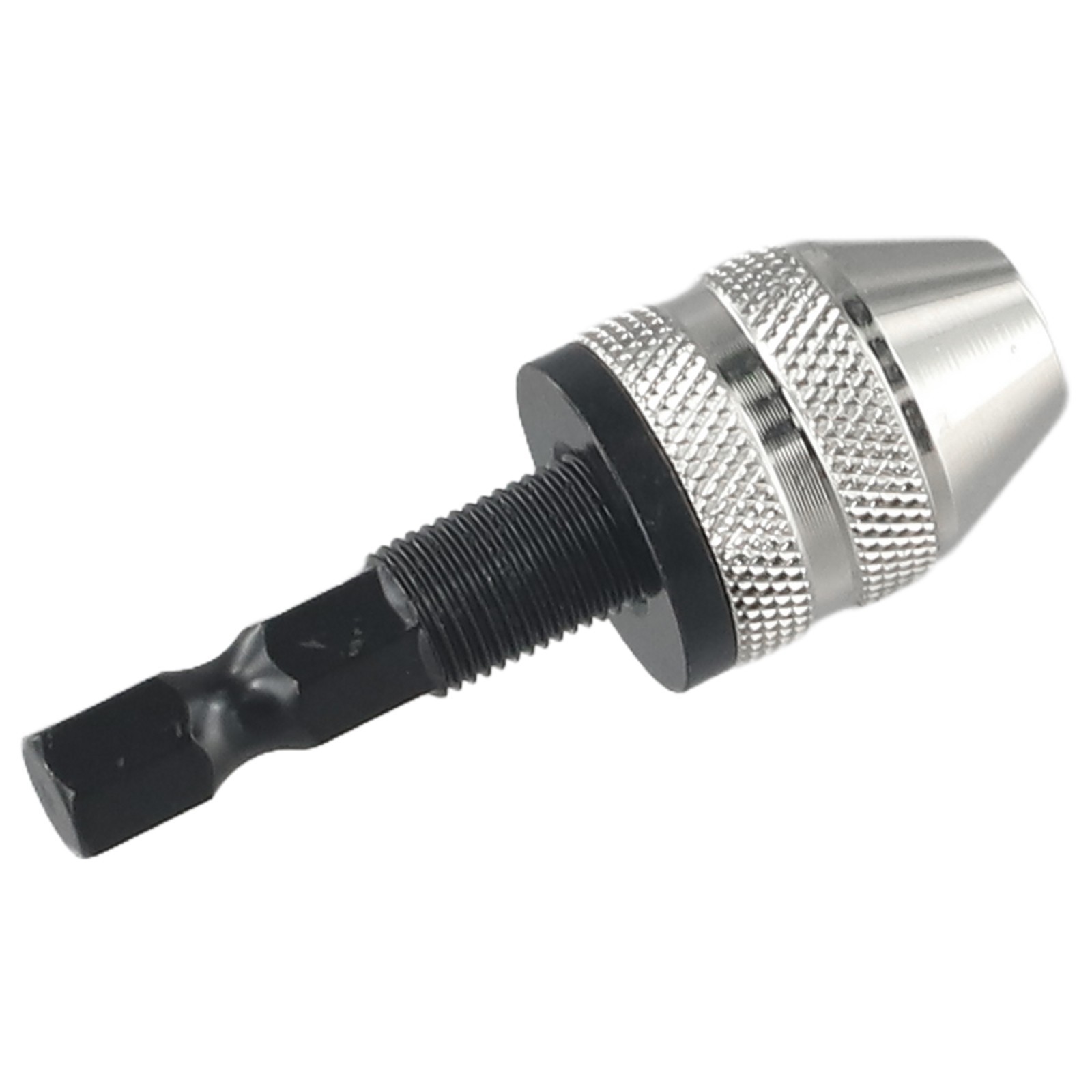6.35mm Hex Shank Quick Change Keyless Drill Bit Chuck Adapter Converter Tool