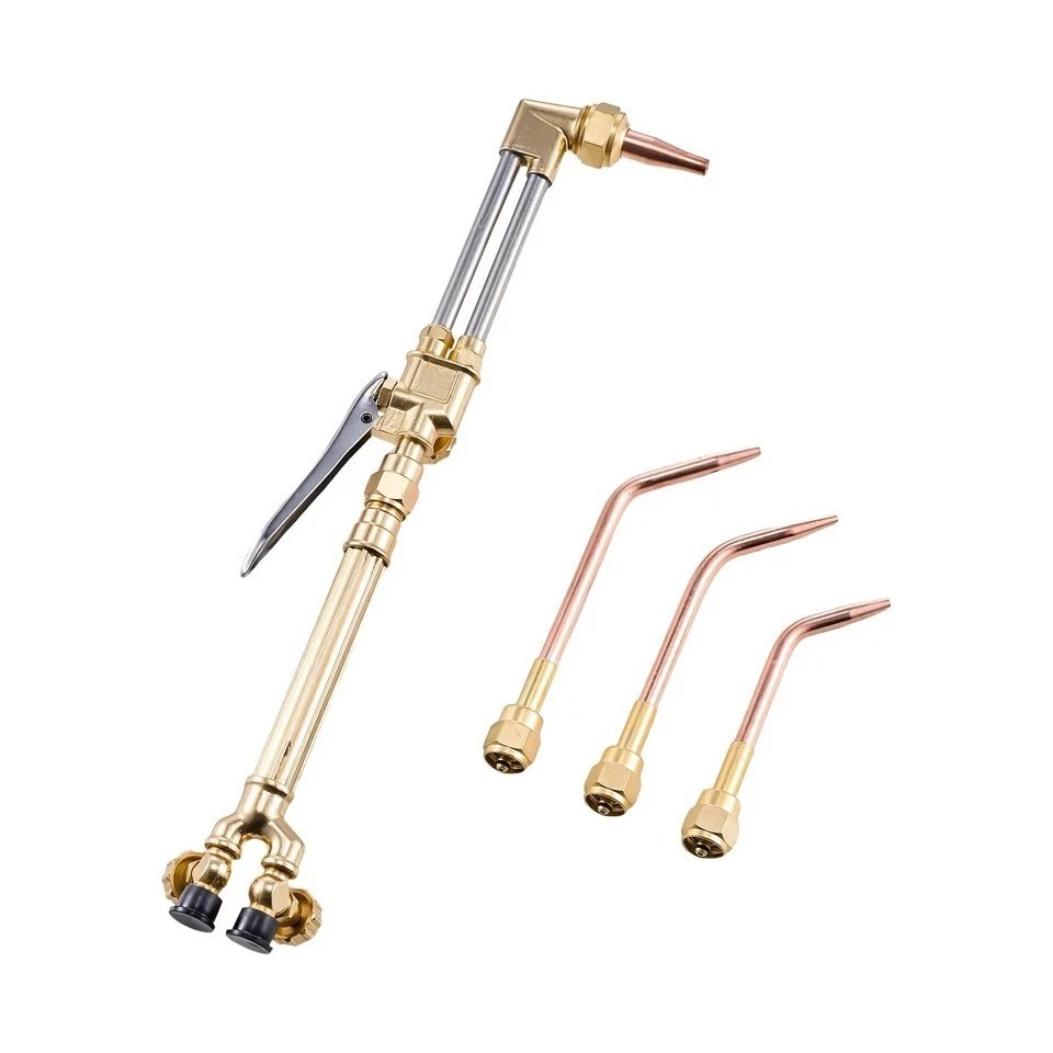 Oxygen Acetylene Torch Kit 14PCS Gas Welding Cutting & Portable Case Hose