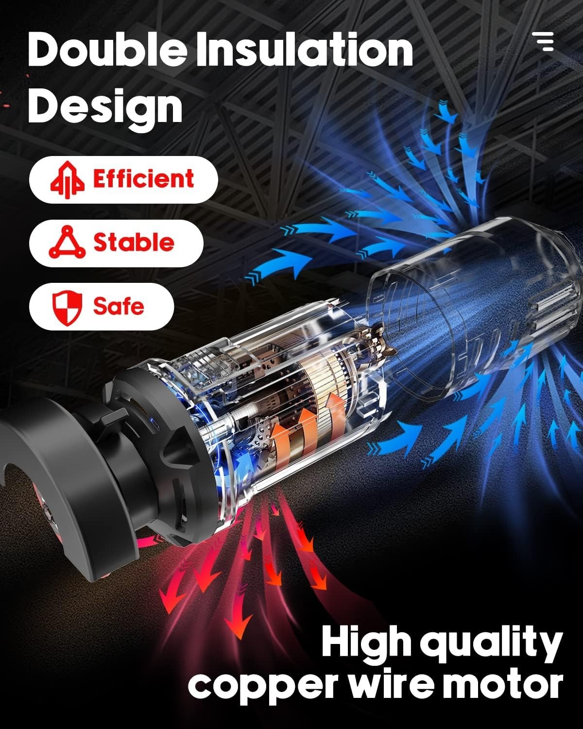 Versatile 3 Inch High-Speed Metal Cutter with Double Insulation Safety Tech