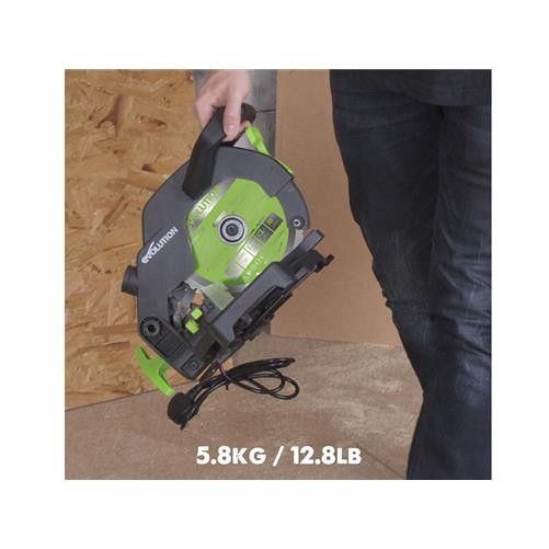 Evolution F210CMS TCT Multi-Purpose Compound Mitre Saw 210mm 1200W 240V EVLFURY