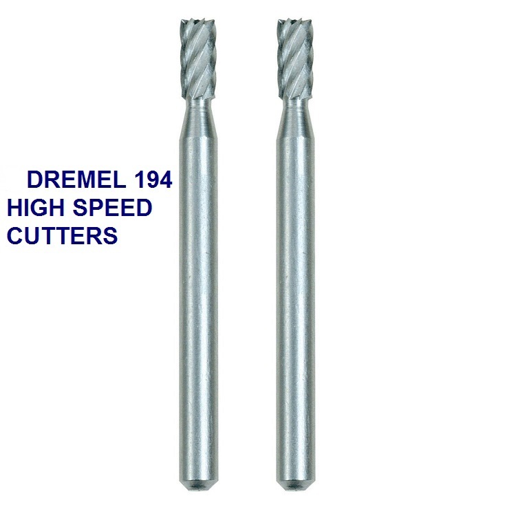 4 NEW AUTHENTIC DREMEL HIGH SPEED CUTTER BIT 194 HIGH GRADE STEEL